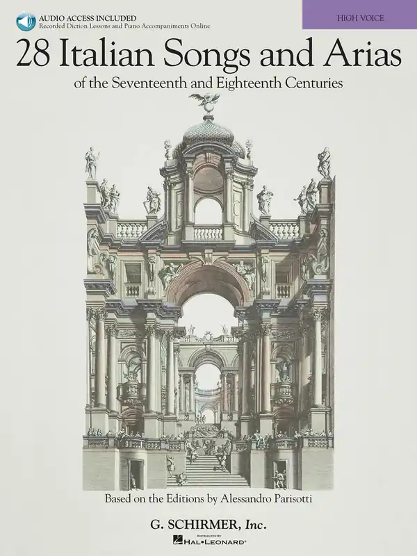 Limited Offer 28 Italian Songs & Arias of the 17th & 18th Centuries High Voice