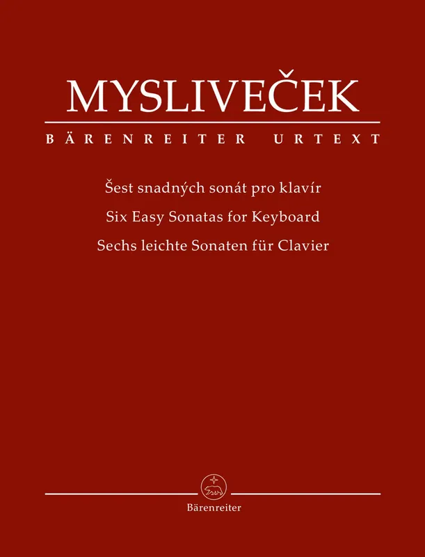 Holiday Sale Myslivecek: 6 Easy Keyboard Sonatas