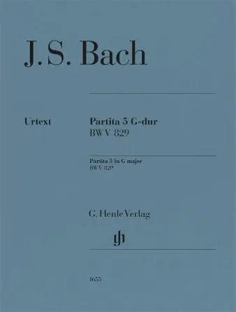 Bach: Partita No. 5 G Major BWV 829 While Supplies Last