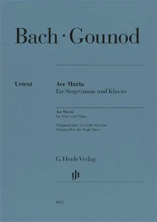 New Arrival Bach-Gounod Ave Maria - High Voice