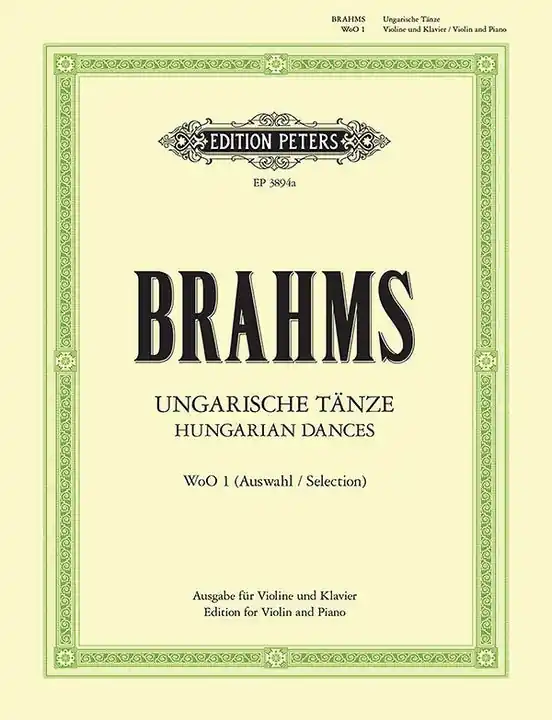 Weekend Sale Brahms: 12 Hungarian Dances (Arranged for Violin and Piano)