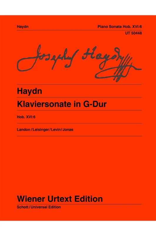 Handmade Haydn Sonata in G (Hob. XVI:6)