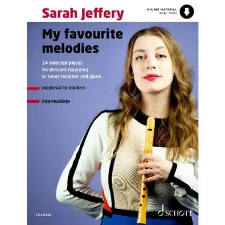 My Favourite Melodies 14 Selected Pieces Soprano Recorder Popular