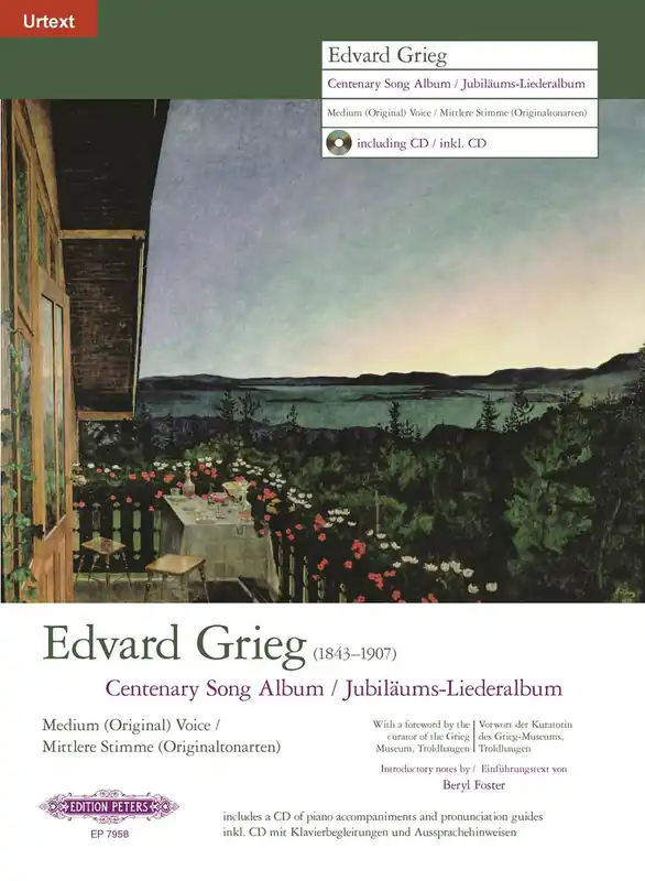 Bulk Order Grieg: Centenary Song Album for Medium Voice