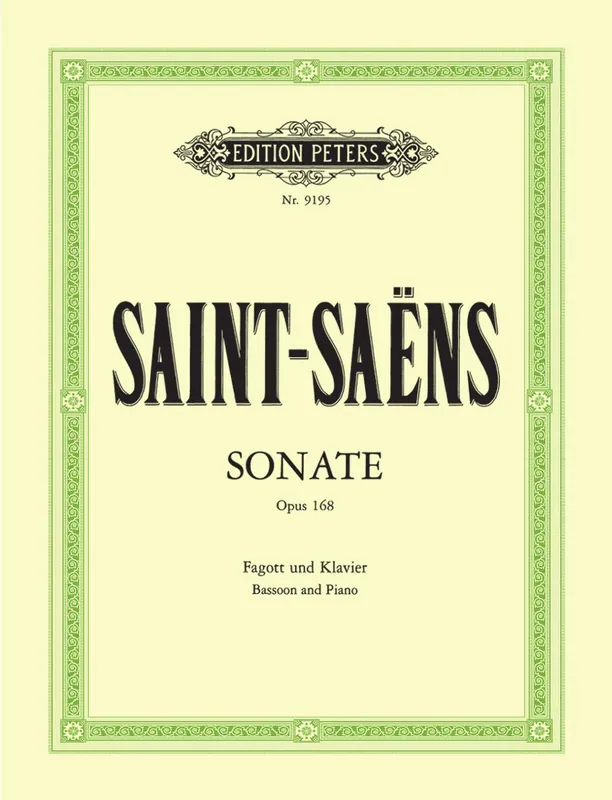 Fresh Stock Saint-Saens Sonata Op. 168