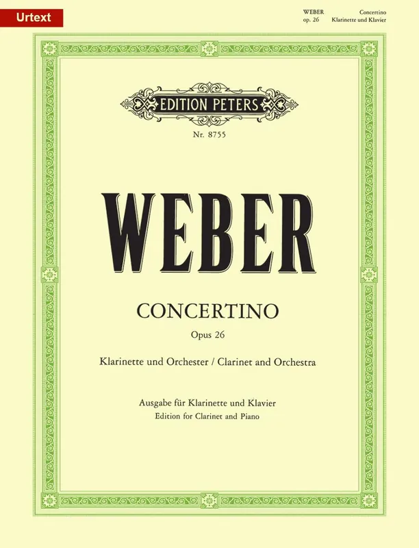 Price Cut Weber Concertino in E flat Op. 26