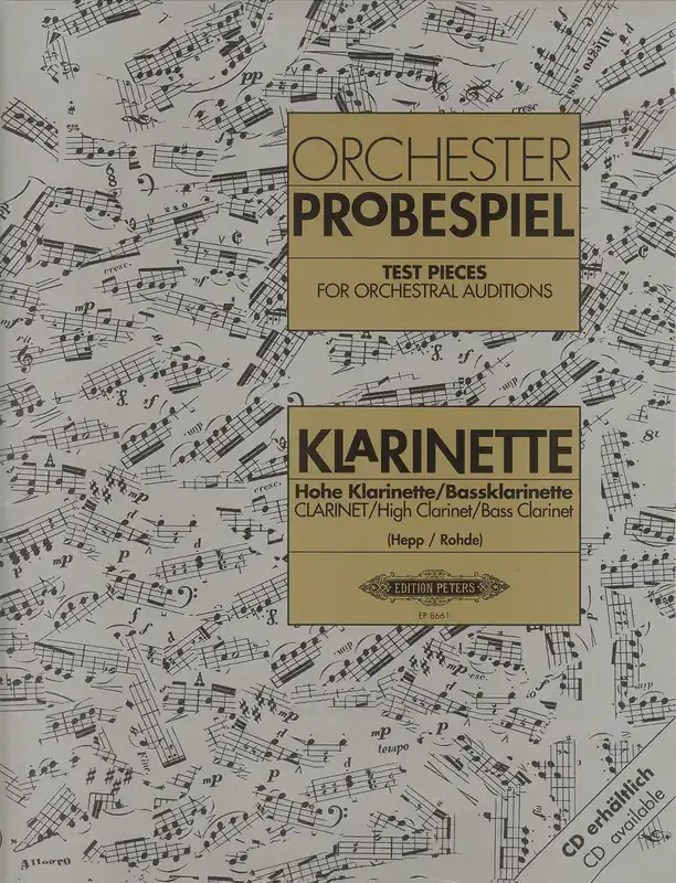 Test Pieces for Orchestral Auditions for Clarinet Next Day Delivery