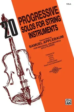 20 Progressive Solos for String Instruments Free Shipping