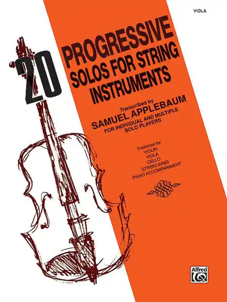 20 Progressive Solos for String Instruments Free Shipping