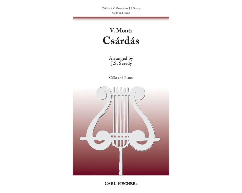 Authentic Monti Csardas for Cello and Piano