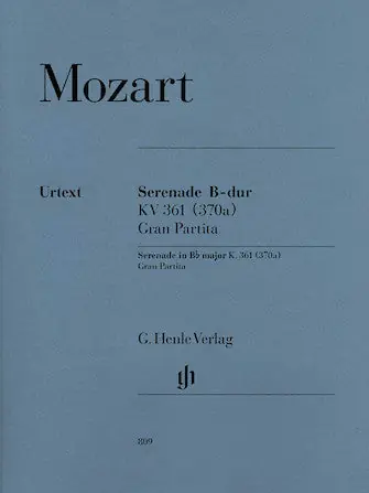 Mozart Gran Partita in B flat major K 361 Time-Limited