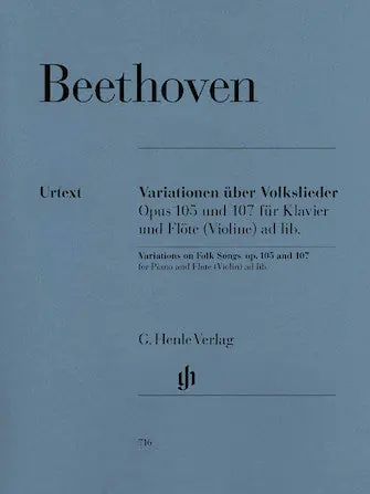 Beethoven Variations on Folk Songs, Op. 105 and 107 Hassle-Free Returns