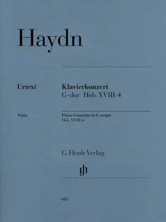 Last Chance Haydn Concerto for Piano (Harpsichord) and Orchestra in G major Hob XVII