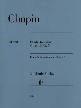 Chopin Etude G-flat Major Op. 10 No. 5 Edition with Fingering Reduced Price