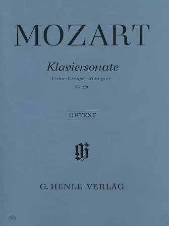 Worldwide Shipping Mozart Piano Sonata in C Major K279 (189d)