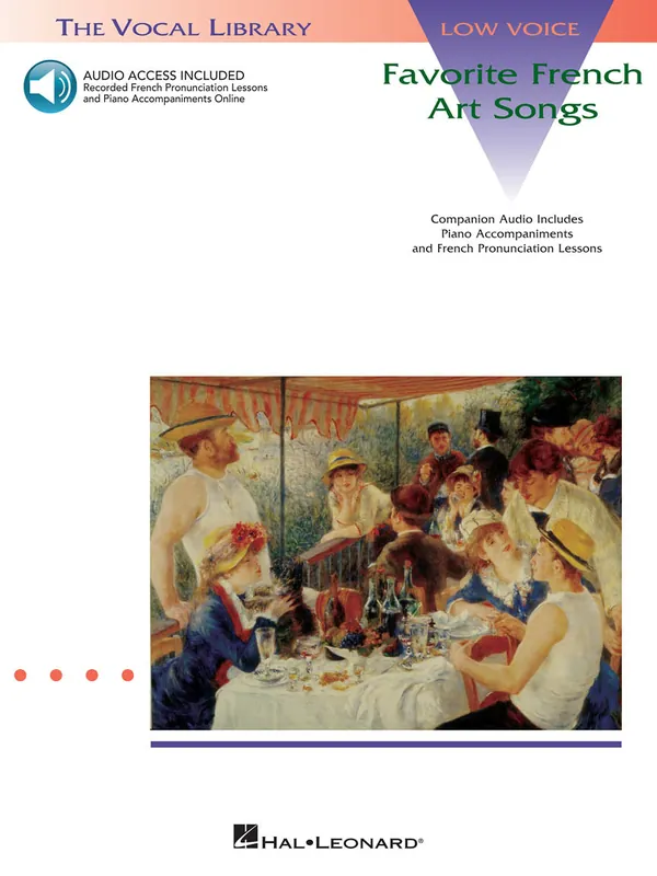 Favorite French Art Songs Low Voice Limited Edition