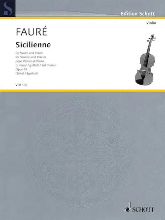 Secure Checkout Fauré Sicilienne in G Minor, Op. 78 Violin and Piano
