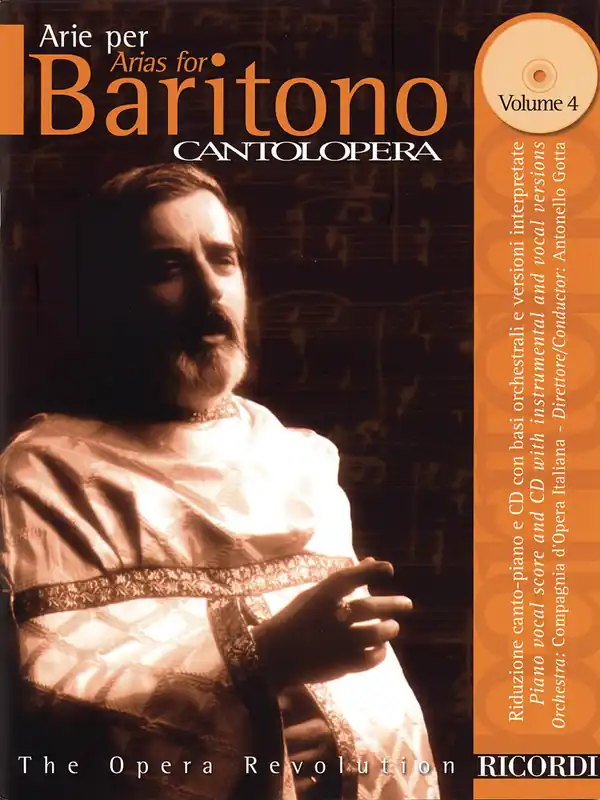 Place Order Cantolopera: Arias for Baritone Volume 4