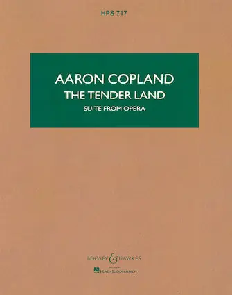 Clearance Copland: The Tender Land - Suite from the Opera (Study Score)