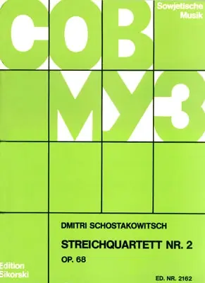 Shostakovich String Quartet No. 2, Op. 68 Worldwide Shipping