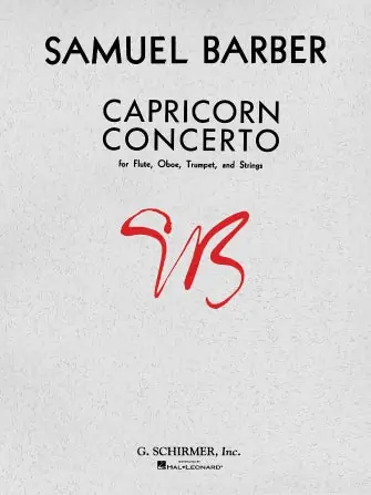 Weekend Sale Barber: Capricorn Concerto Score