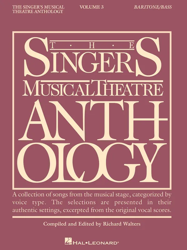 Wholesale Singer's Musical Theatre Anthology - Volume 3 Baritone/Bass Book Only