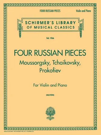 Four Russian Pieces Violin and Piano Secure Checkout