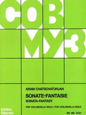 Buy Online Khachaturian: Sonate Fantasie for Solo Cello