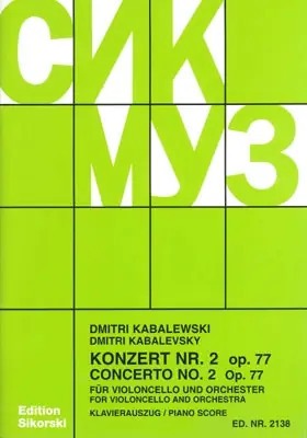 Buy Online Kabalevsky Konzert No. 2, Op. 77