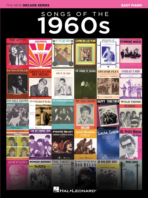 Modern Songs of the 1960s - New Decade Series Easy Piano