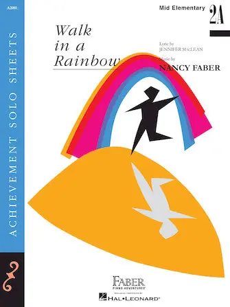 Walk in a Rainbow - Piano Adventures Piano Solo No Minimum Order