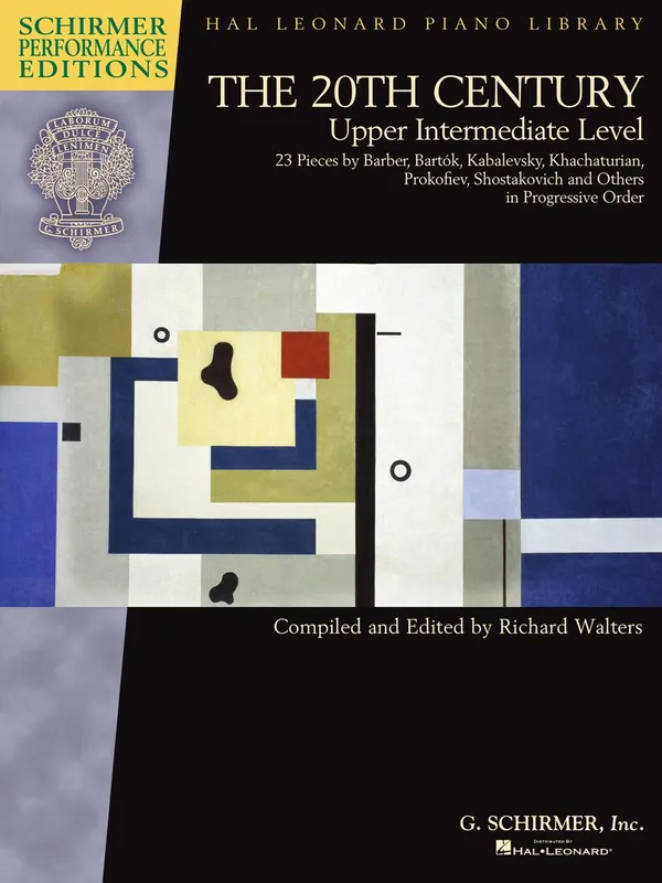 Twentieth Century - Upper Intermediate Level - Schirmer Performance Editions Limited Time