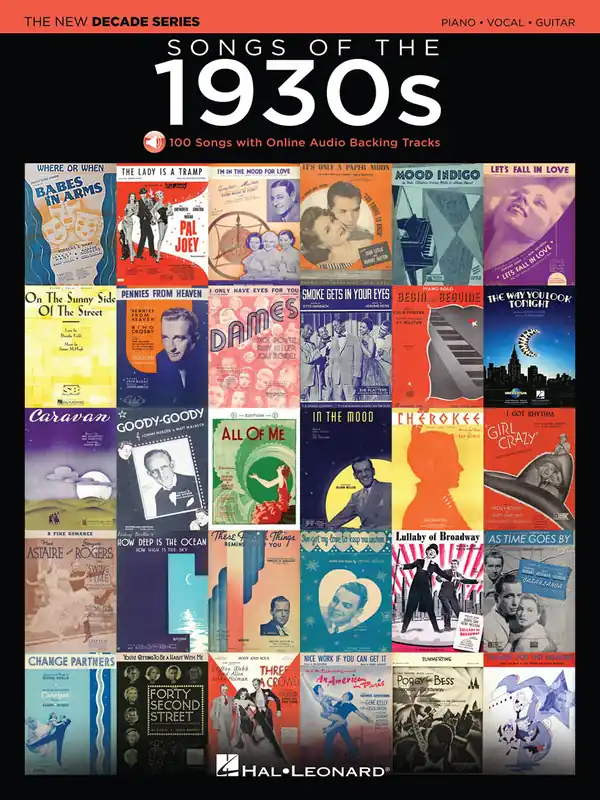 Wholesale Songs of the 1930s - Decade Series Play-Along