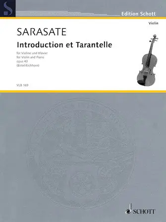 Sarasate: Introduction & Tarantella for Violin and Piano, Op. 43 Deal