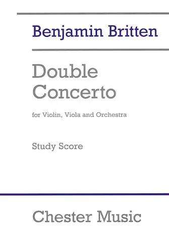 Britten: Double Concerto for Violin and Viola (Study Score) Reduced Price