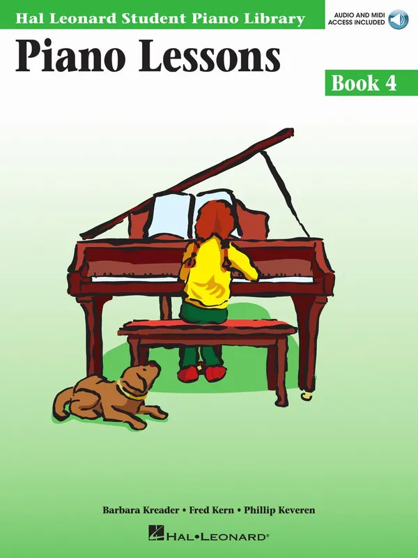Piano Lessons Book 4 Audio and MIDI Access Included - Hal Leonard Student Library Special Offer