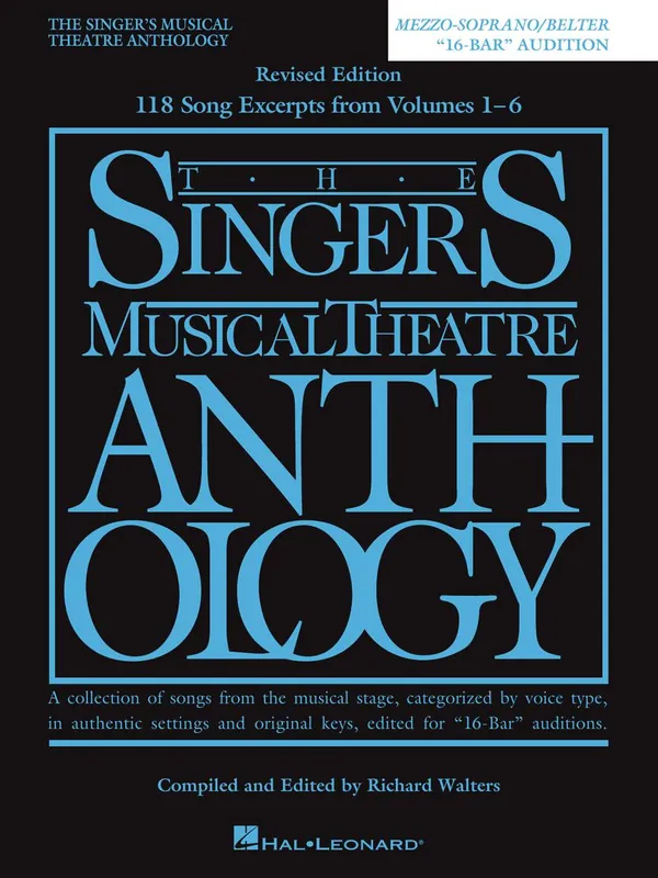 Singer's Musical Theatre Anthology - 16-Bar Audition Warranty Included