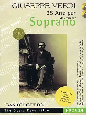 Verdi - 25 Arias for Soprano Cantolopera Collection Warranty Included