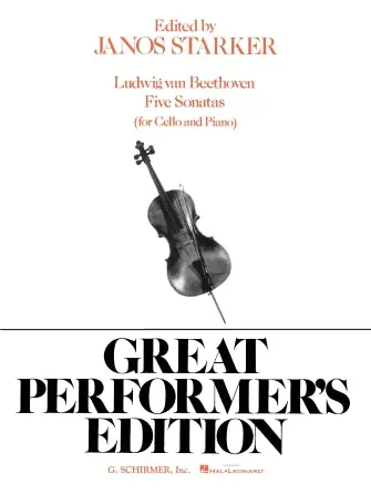 Beethoven 5 Sonatas Edited by Janos Starker Holiday Sale