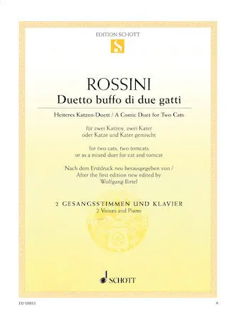 Exclusive Offer Rossini Duetto Buffo di Due Gatti