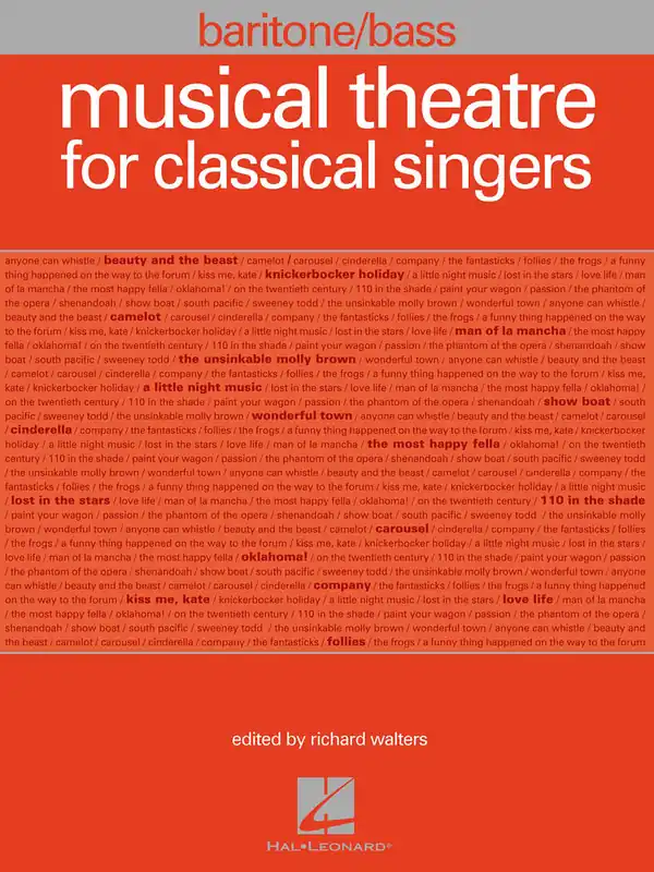 Musical Theatre for Classical Singers - Baritone/Bass Budget