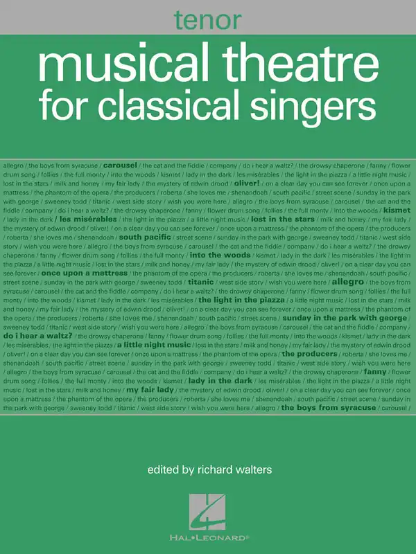 Musical Theatre for Classical Singers - Tenor Crafted