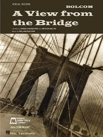 Cheap Bolcom View from the Bridge - Vocal Score