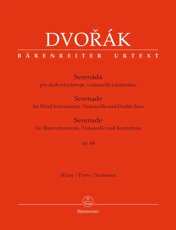 Save Now Dvořák: Serenade for Wind Instruments, Cello and Double Bass, Op. 44