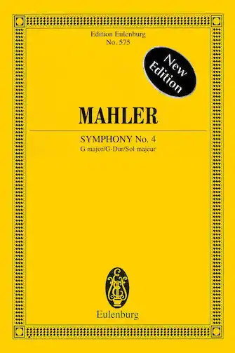 Mahler Symphony No. 4 in G Major Study Score Discount