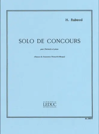 Last Chance Rabaud Solo De Concours Op 10