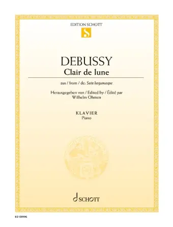 Debussy Clair de Lune from 'Suite Bergamasque' Piano Buy Direct