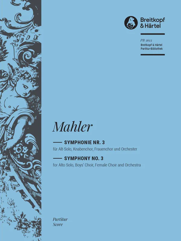 Best Seller Mahler Symphony No 3 piano vocal score Movements IV and V