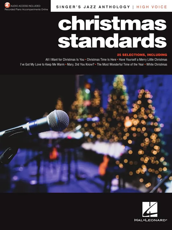 Christmas Standards Singer's Jazz Anthology – High Voice Flash Sale