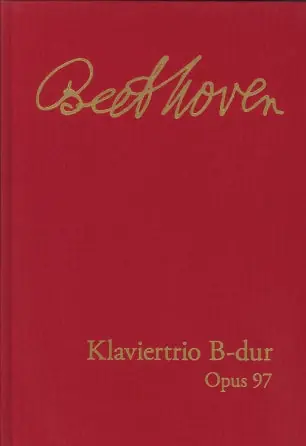 In Demand Beethoven Piano Trio in B-flat Major, Op. 97 “Archduke” Facsimile of the Autograph